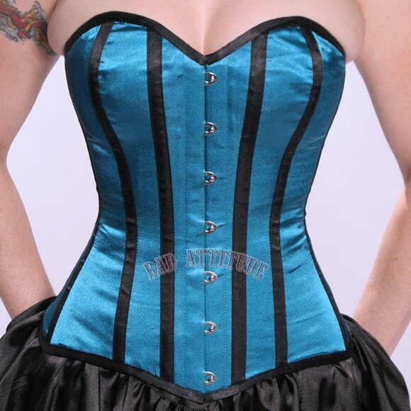 NWT SMALL 24" Tight Lacing Bee Corset Steel Boned - Picture 9 of 16